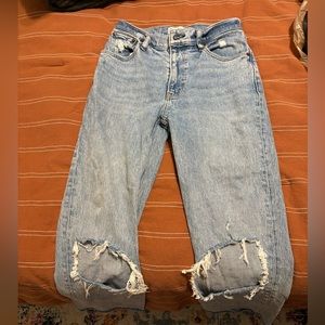 Abercrombie 90’s Straight Ultra High Rise Jeans